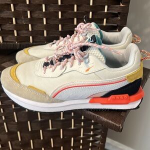 PUMA City Rider Machts Mit Qualitat 
Athletic Shoes Unisex Suede Leather W7 M5